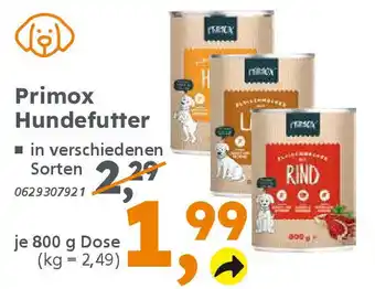 Globus Baumarkt Primox Hundefutter Angebot