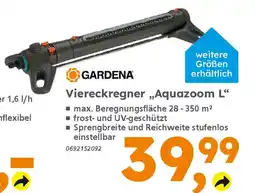 Globus Baumarkt GARDENA Viereckregner „Aquazoom L❝ Angebot