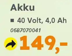 Globus Baumarkt PRIMASTER Akku Angebot