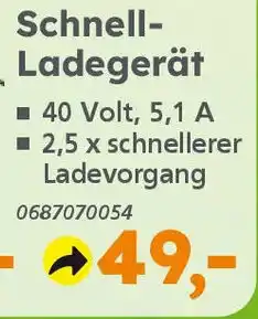 Globus Baumarkt PRIMASTER Schnell- Ladegerät Angebot