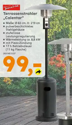 Globus Baumarkt TrendLine Terrassenstrahler ,,Calentar" Angebot