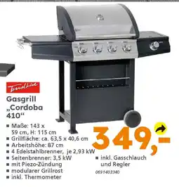 Globus Baumarkt TrendLine Gasgrill ,,Cordoba 410" Angebot