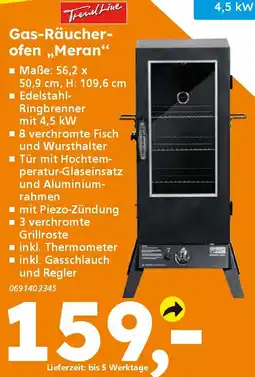 Globus Baumarkt TrendLine Gas-Räucher- ofen „,Meran❝ Angebot