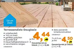Globus Baumarkt Terrassendiele Douglasie Angebot