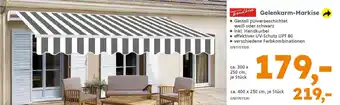 Globus Baumarkt TrendLine Gelenkarm-Markise Angebot