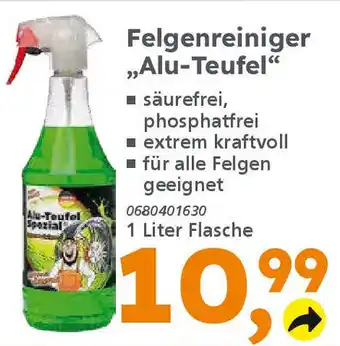 Globus Baumarkt Felgenreiniger „Alu-Teufel❝ Angebot