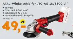 Globus Baumarkt Einhell Akku-Winkelschleifer „,TC-AG 18/8500 Li❝ Angebot