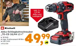 Globus Baumarkt Einhell Akku-Schlagbohrschrauber „TE-CD 18/44 LI-i" Angebot