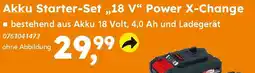 Globus Baumarkt Einhell Akku Starter-Set „,18 V“ Power X-Change Angebot