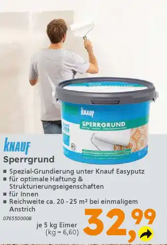 Globus Baumarkt KNAUF Sperrgrund Angebot