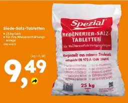 Globus Baumarkt Siede-Salz-Tabletten Angebot