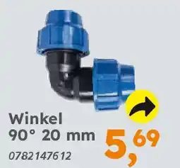 Globus Baumarkt PE zum Schrauben Winkel 20 mm Angebot
