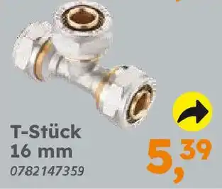 Globus Baumarkt Messing zum Schrauben T-Stück 16 mm Angebot