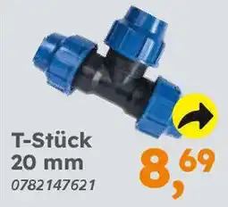 Globus Baumarkt PE zum Schrauben T-Stück 20 mm Angebot