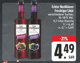 Edeka Echter nordhäuser beerenfrucht fruchtiger likör Angebot