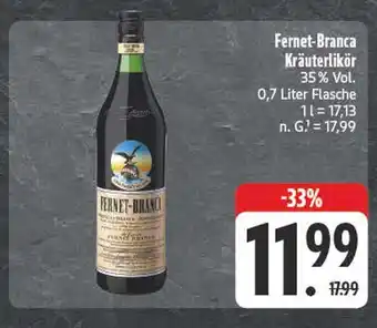 Edeka Fernet-branca kräuterlikör Angebot