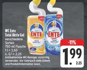 Edeka Wc ente total aktiv gel Angebot