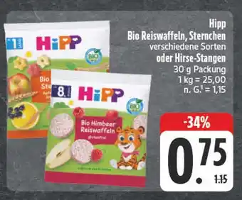 Edeka Hipp bio reiswaffeln Angebot