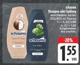 Edeka Schauma shampoo oder spülung Angebot
