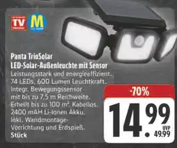 Edeka Panta triosolar led-solar-außenleuchte mit sensor Angebot