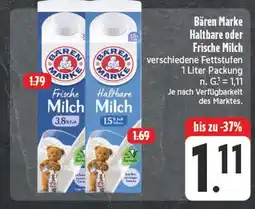 Edeka Bären marke frische milch Angebot