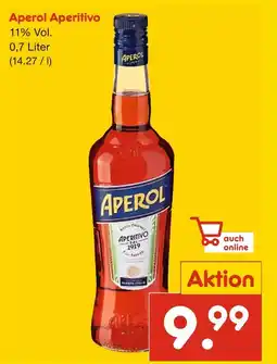 Netto Marken-Discount Aperol aperol aperitivo Angebot