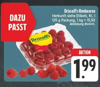 Edeka Driscoll's himbeeren Angebot