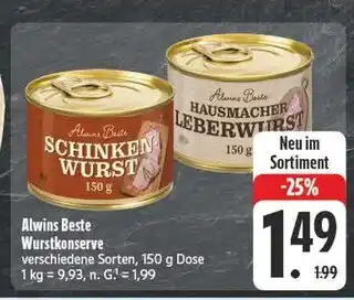 Edeka Alwins beste schinkenwurst Angebot