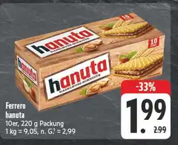 Edeka Ferrero hanuta Angebot