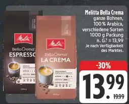 Edeka Melitta bellacrema espresso Angebot