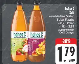 Edeka Hohes c milder apfel saft Angebot