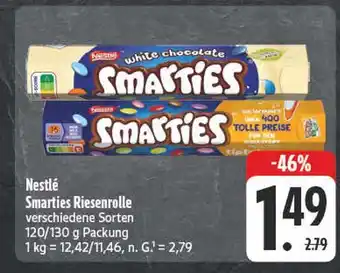 Edeka Nestlé smarties riesenrolle Angebot