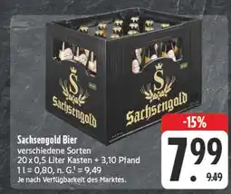 Edeka Sachsengold sachsengold bier Angebot