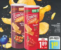 Edeka Lorenz crunchips stackers western style Angebot
