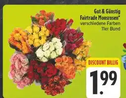 Edeka Gut & günstig fairtrade moosrosen Angebot