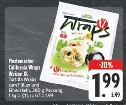 Edeka Mestemacher california wraps weizen xl Angebot