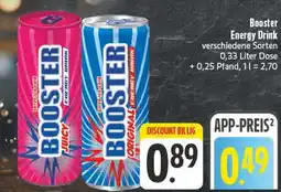 Edeka Booster energy drink original Angebot