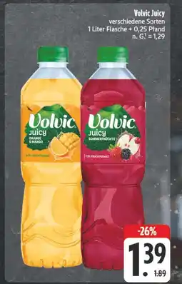 Edeka Volvic juicy orange & mango Angebot