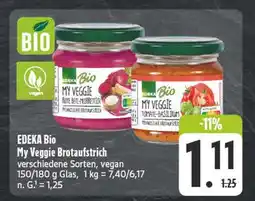 Edeka Edeka bio my veggie brotaufstrich rote bete-meerrettich Angebot