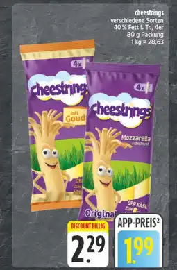 Edeka Cheestrings mit gouda Angebot