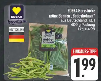 Edeka Edeka herzstücke grüne bohnen bobbybohnen Angebot
