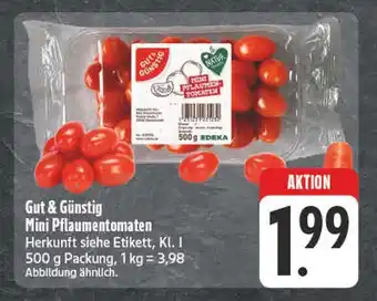 Edeka Gut & günstig mini pflaumentomaten Angebot