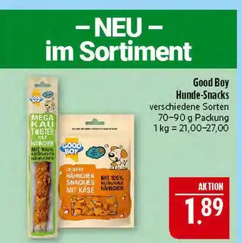Marktkauf Good boy mega kau twister mit hähnchen Angebot
