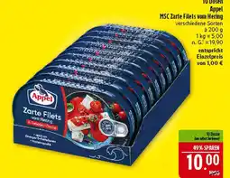 Marktkauf Appel msc zarte filets vom hering Angebot
