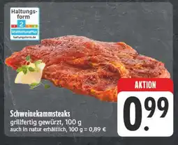 Edeka Schweinekammsteaks Angebot