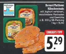 Edeka Bernard matthews hähnchensteaks Angebot