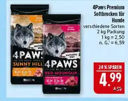 Marktkauf 4paws sunny hill premium softbrocken Angebot
