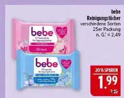 Marktkauf Bebe erfrischende reinigungstücher Angebot