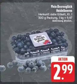 Edeka Mein beerenglück heidelbeeren Angebot