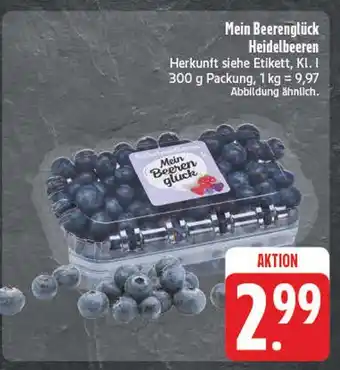 Edeka Mein beerenglück heidelbeeren Angebot